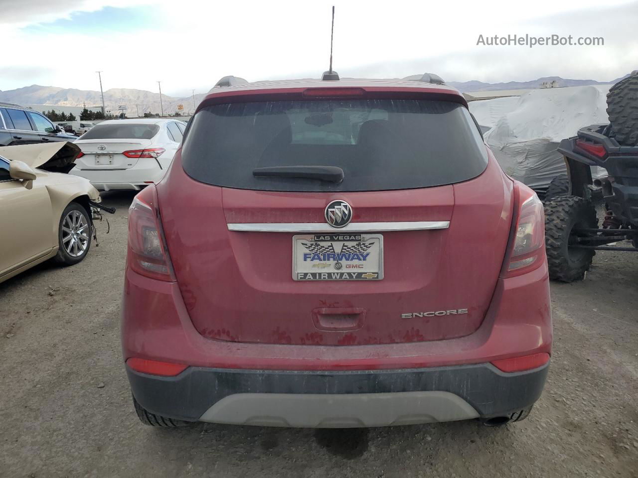 2019 Buick Encore Preferred Red vin: KL4CJASB1KB918596