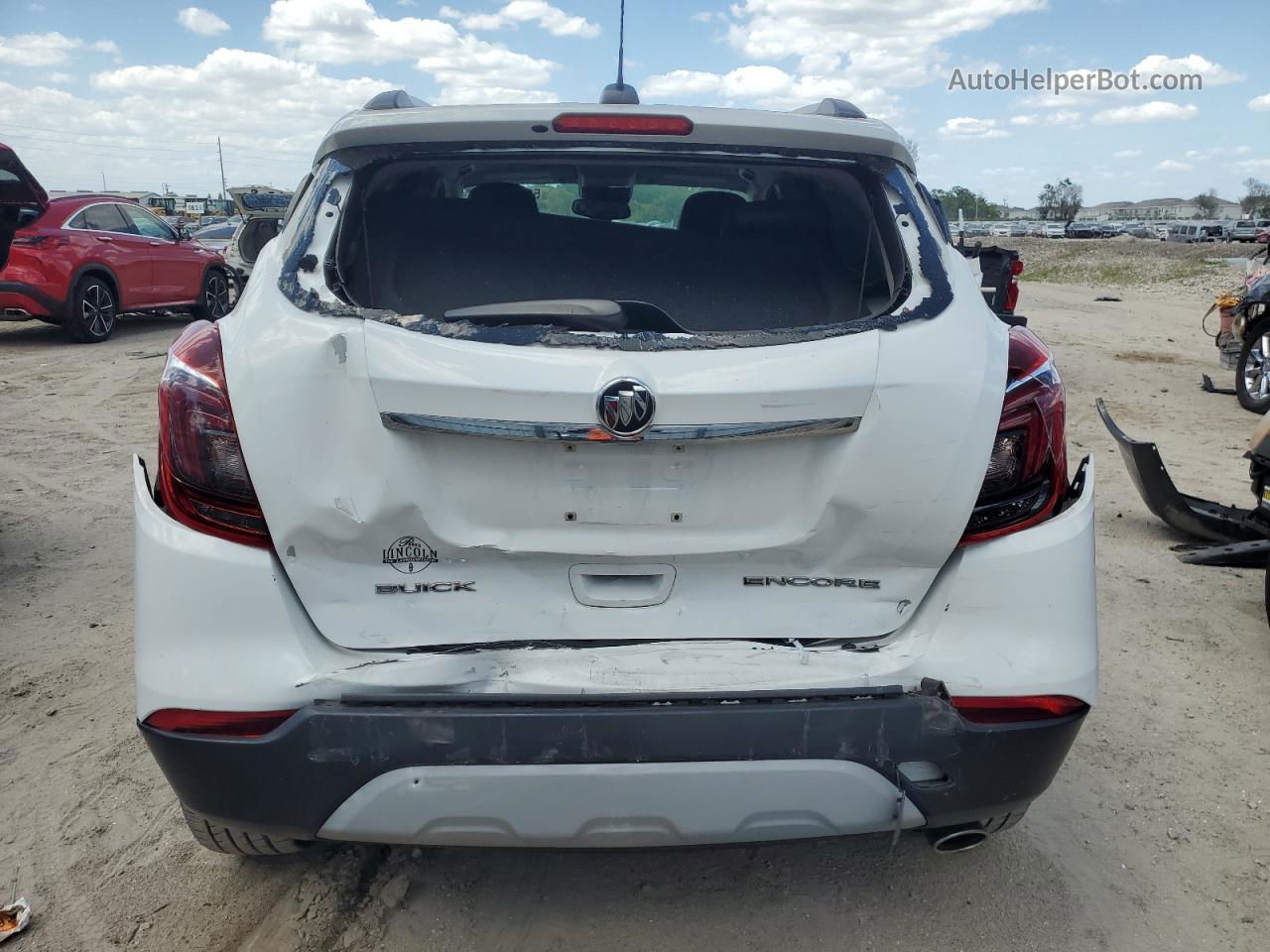 2018 Buick Encore Preferred White vin: KL4CJASB2JB618368