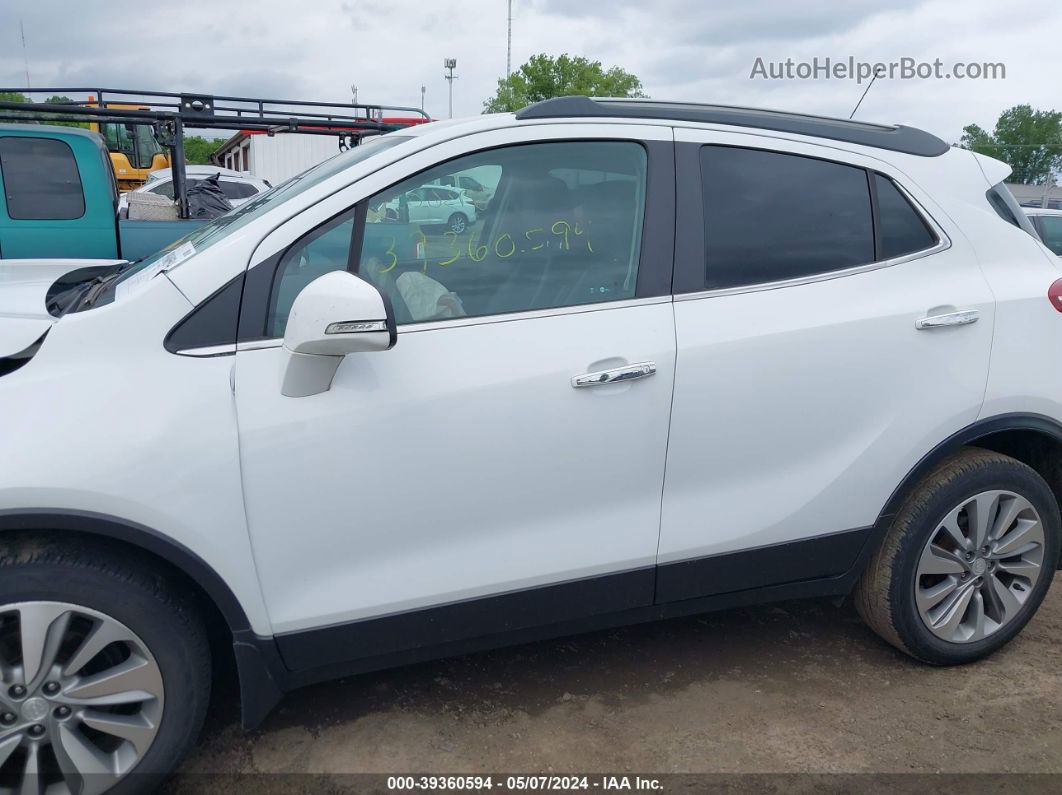 2018 Buick Encore Preferred White vin: KL4CJASB2JB656778