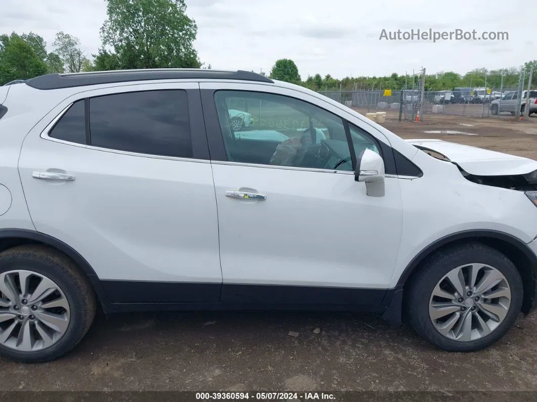 2018 Buick Encore Preferred White vin: KL4CJASB2JB656778