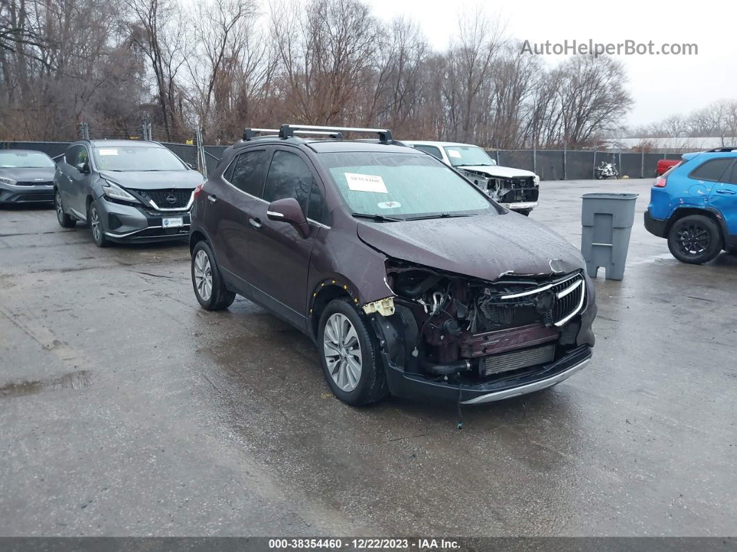 2018 Buick Encore Preferred Burgundy vin: KL4CJASB2JB691739