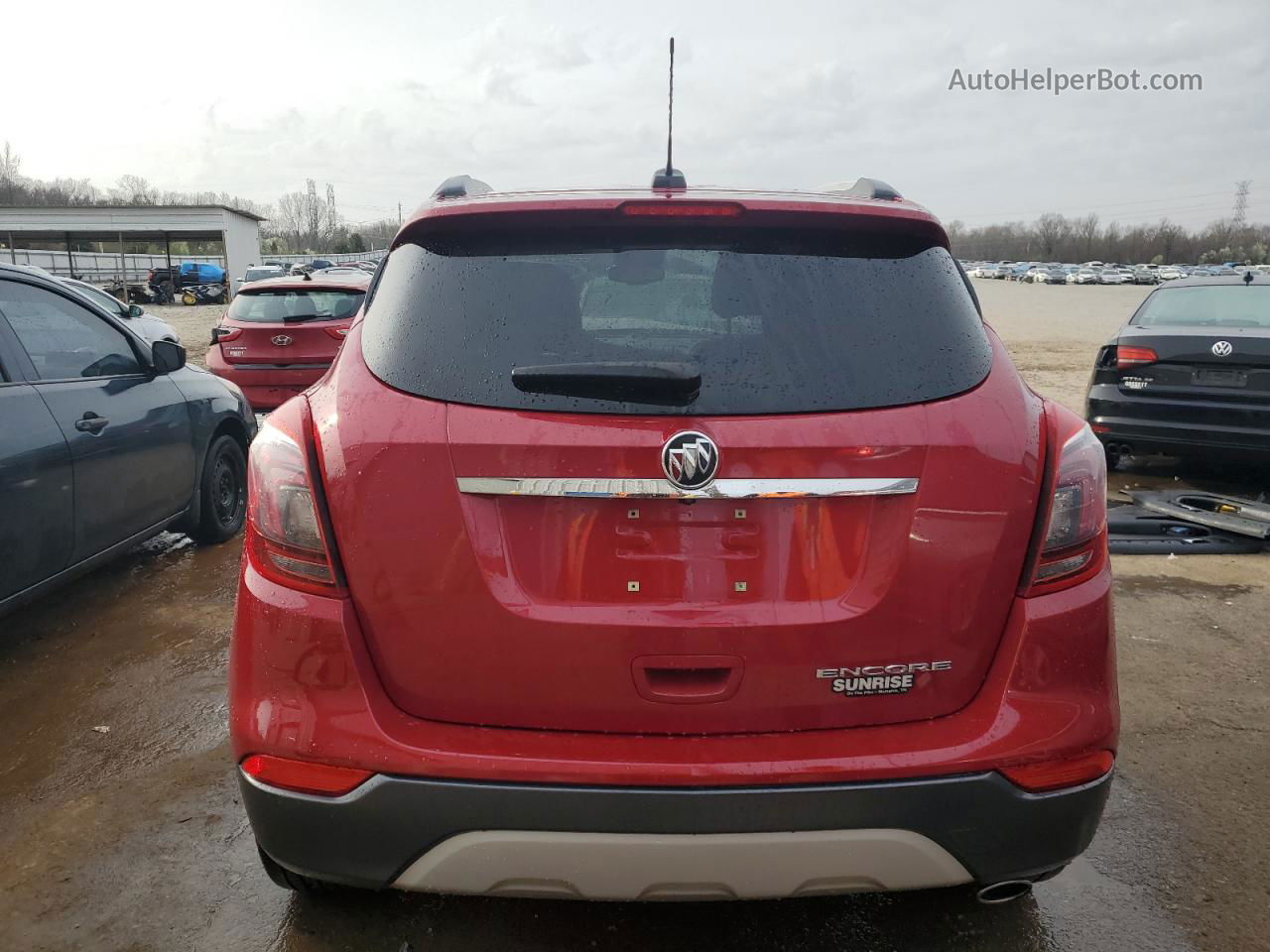 2019 Buick Encore Preferred Красный vin: KL4CJASB2KB703910