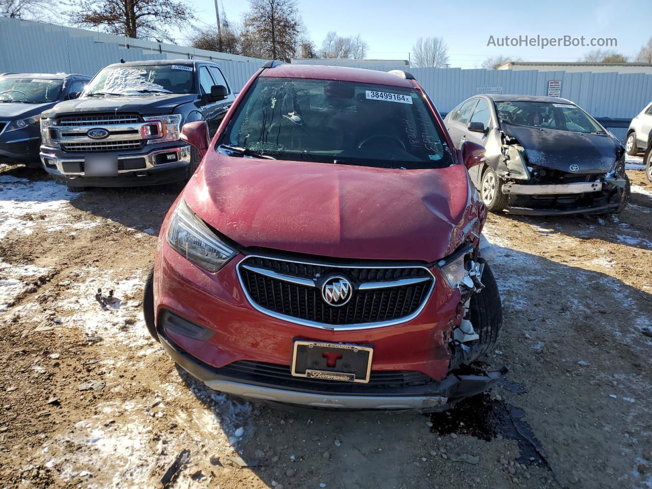 2019 Buick Encore Preferred Темно-бордовый vin: KL4CJASB2KB706189