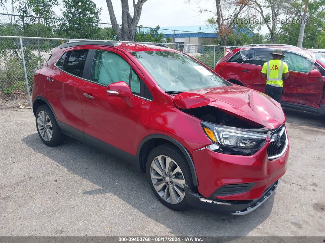 2019 Buick Encore Fwd Preferred Red vin: KL4CJASB2KB709836