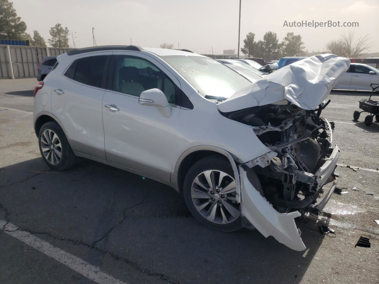 2019 Buick Encore Preferred White vin: KL4CJASB2KB713501