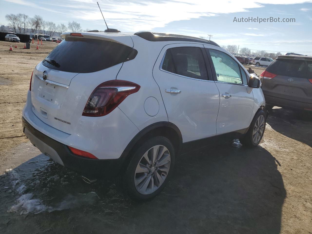 2019 Buick Encore Preferred White vin: KL4CJASB2KB714860