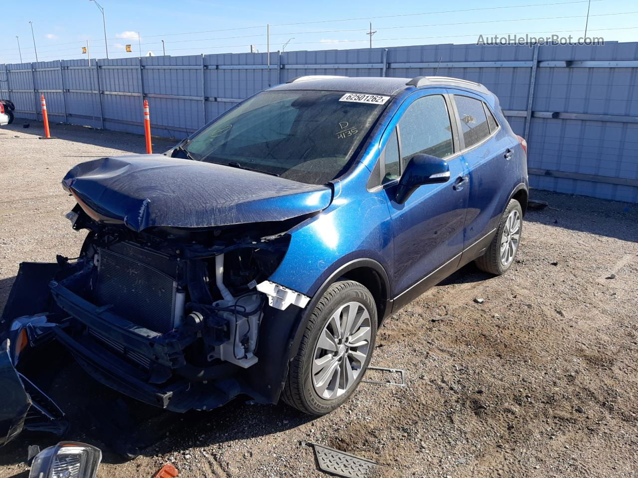 2019 Buick Encore Preferred Синий vin: KL4CJASB2KB954135