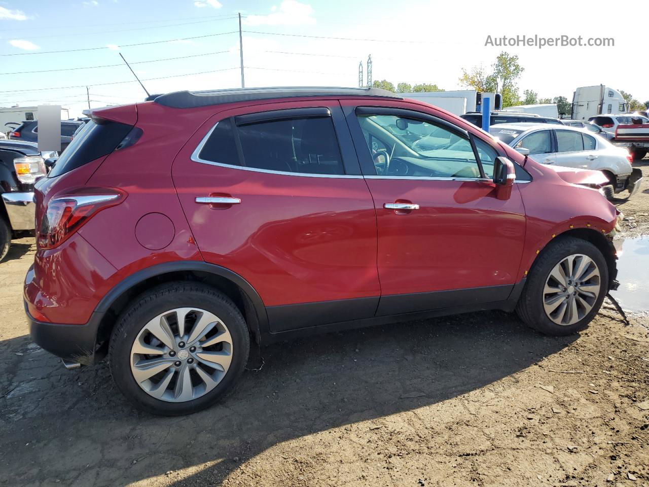 2018 Buick Encore Preferred Красный vin: KL4CJASB3JB545561