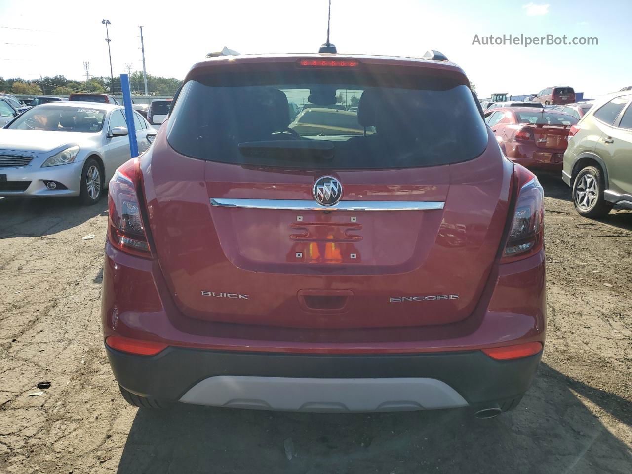 2018 Buick Encore Preferred Red vin: KL4CJASB3JB545561