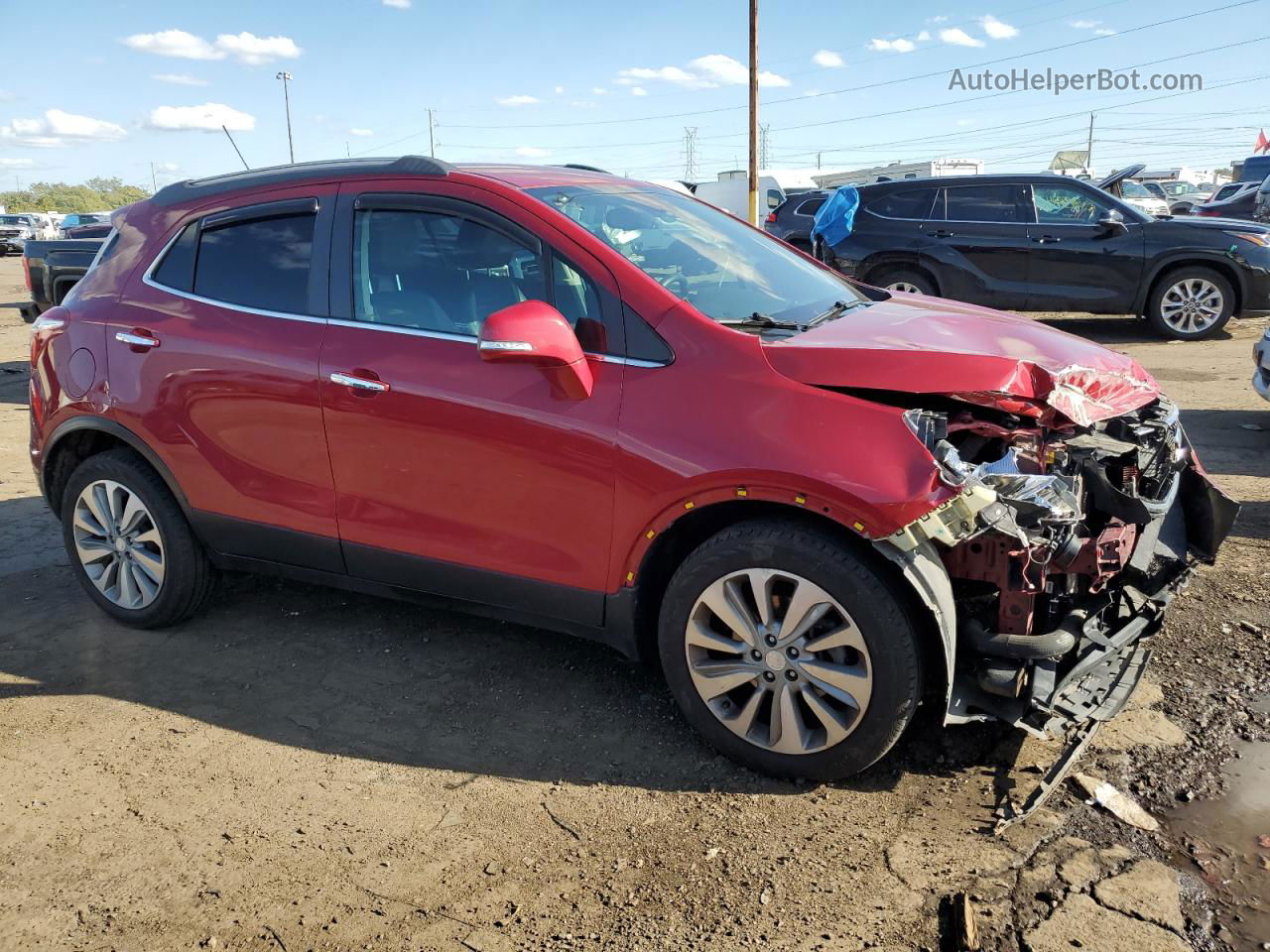 2018 Buick Encore Preferred Красный vin: KL4CJASB3JB545561