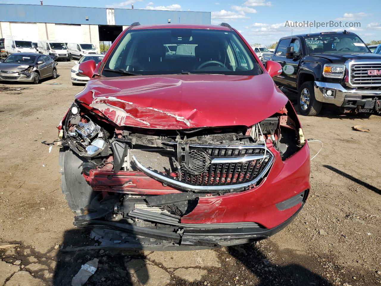 2018 Buick Encore Preferred Red vin: KL4CJASB3JB545561