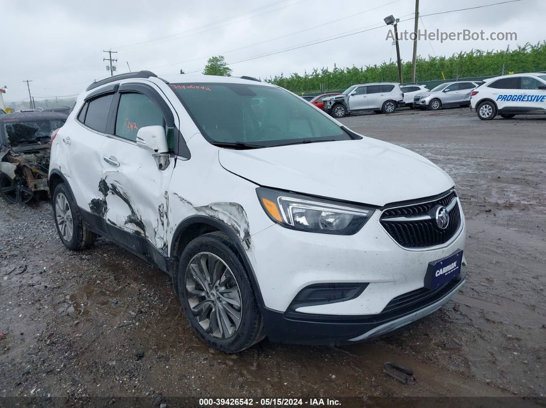 2018 Buick Encore Preferred White vin: KL4CJASB3JB644980