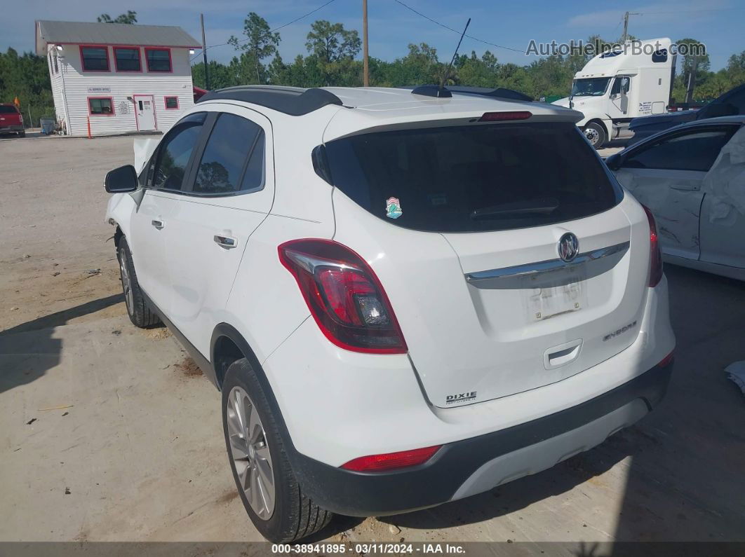 2019 Buick Encore Fwd Preferred White vin: KL4CJASB3KB759936