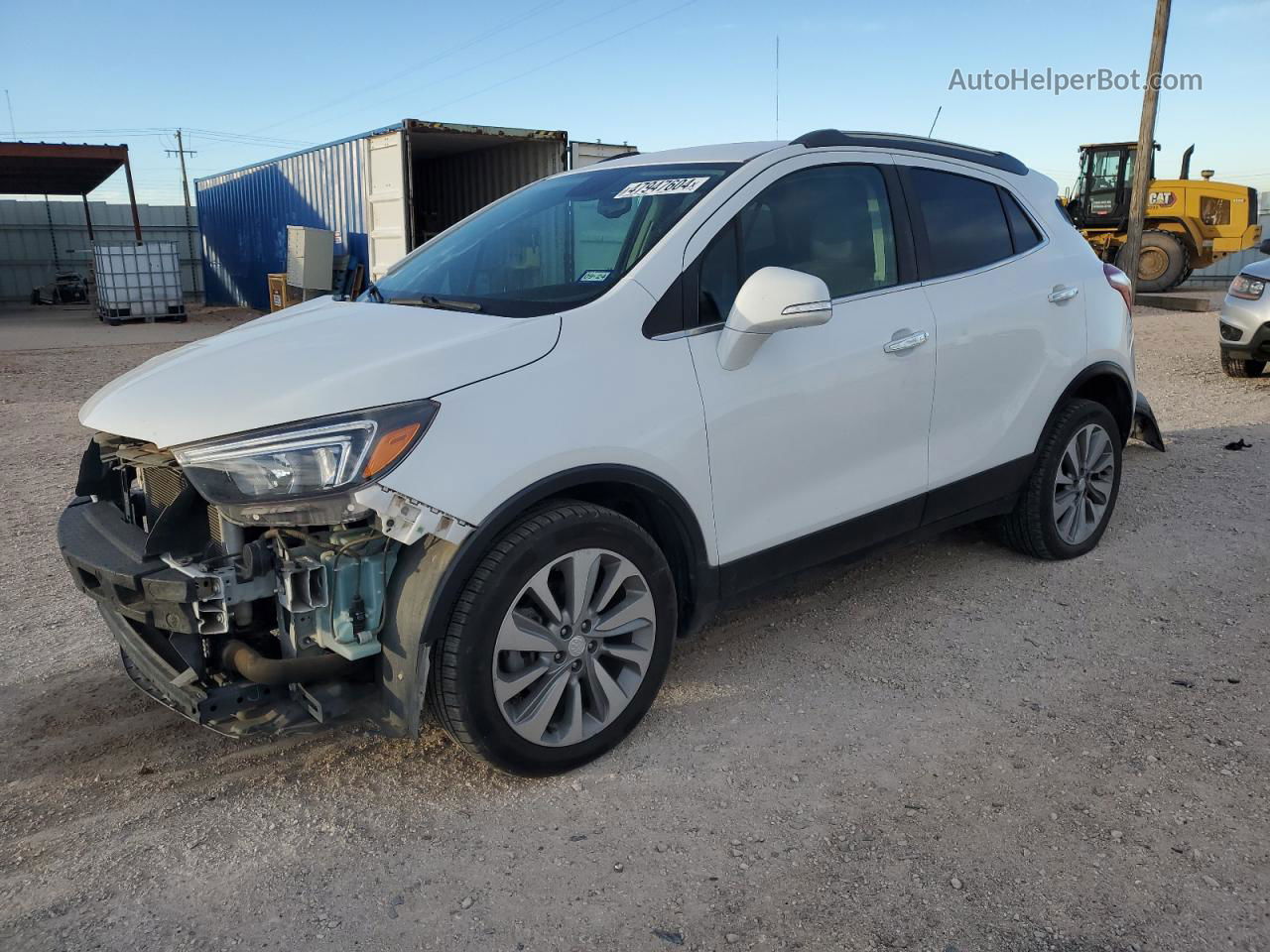 2019 Buick Encore Preferred Белый vin: KL4CJASB3KB776302