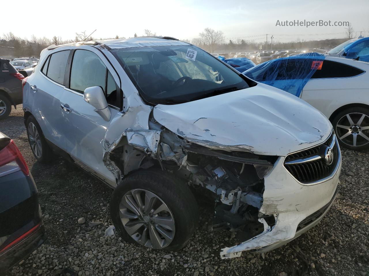 2019 Buick Encore Preferred White vin: KL4CJASB3KB813607