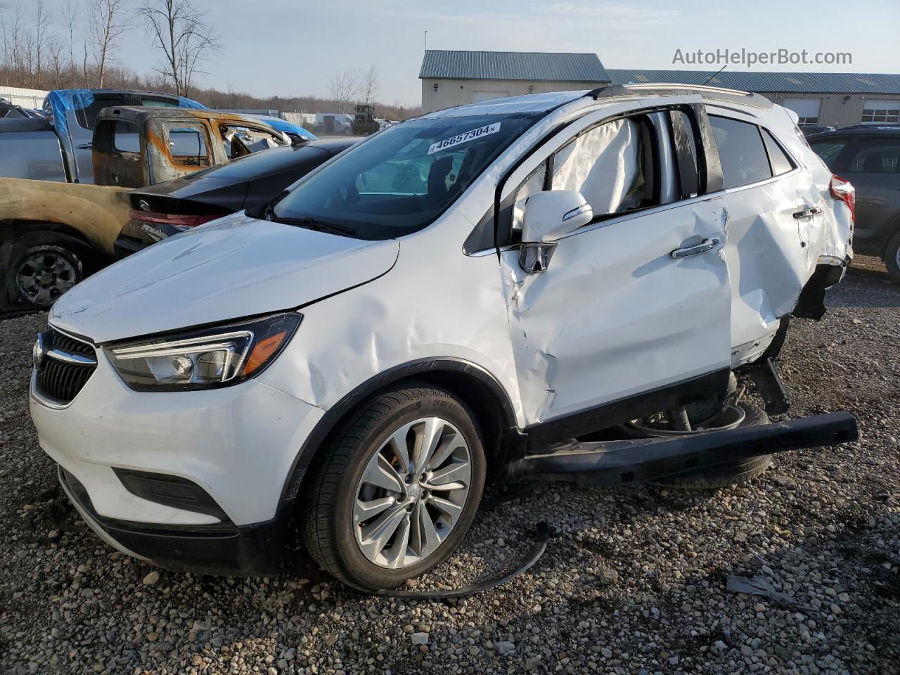 2019 Buick Encore Preferred White vin: KL4CJASB3KB813607