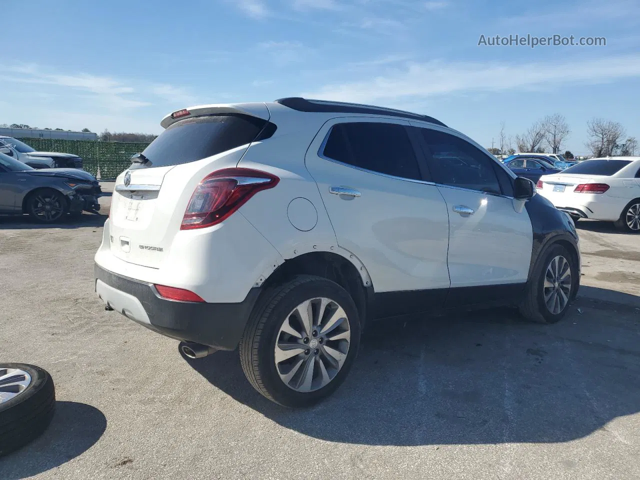 2019 Buick Encore Preferred White vin: KL4CJASB3KB826065