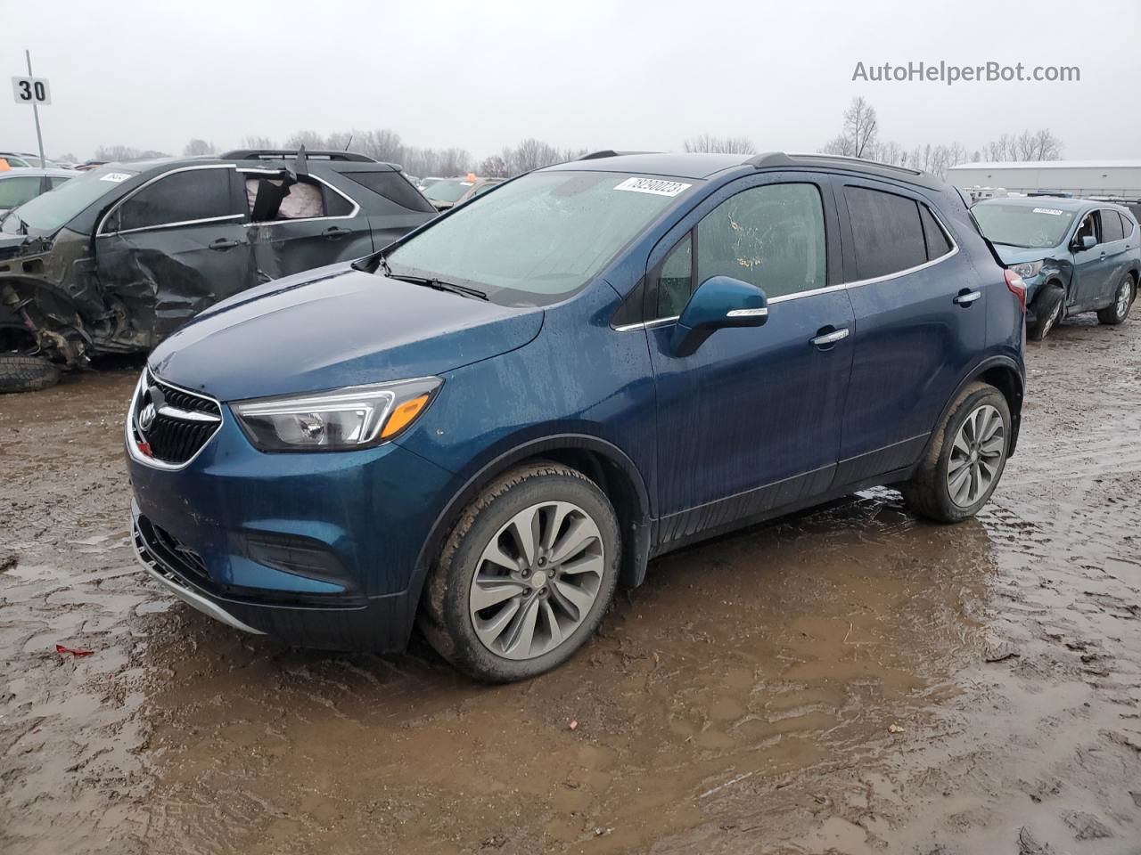 2019 Buick Encore Preferred Blue vin: KL4CJASB3KB860443