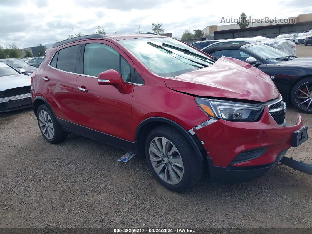 2019 Buick Encore Fwd Preferred Red vin: KL4CJASB3KB913450