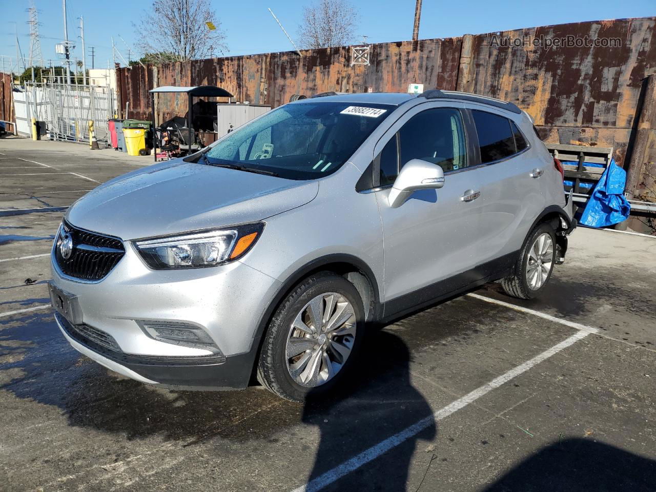 2018 Buick Encore Preferred Silver vin: KL4CJASB4JB511578