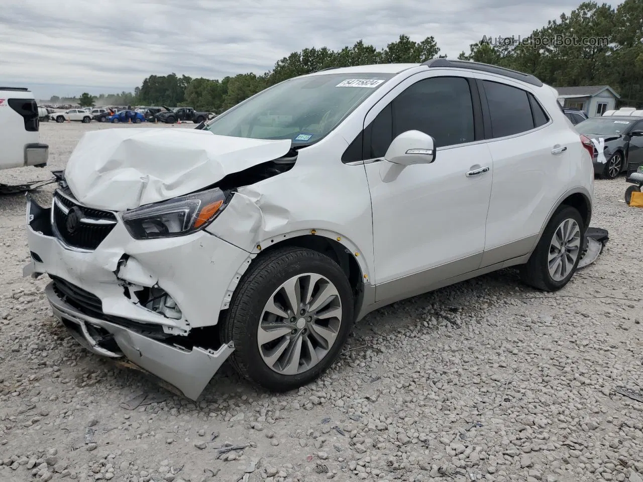 2018 Buick Encore Preferred White vin: KL4CJASB4JB703261