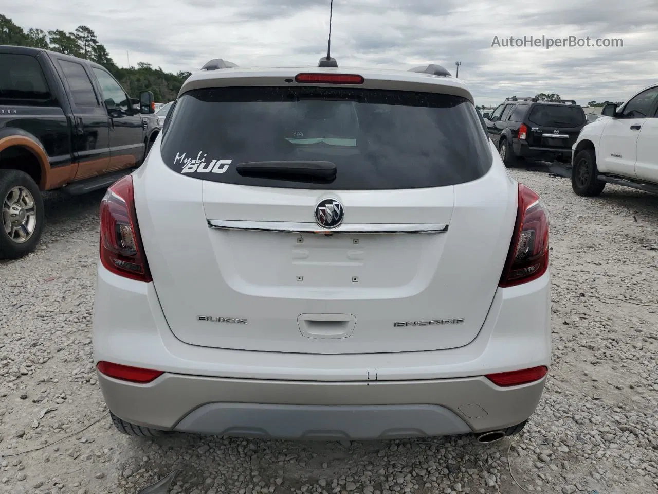 2018 Buick Encore Preferred Белый vin: KL4CJASB4JB703261