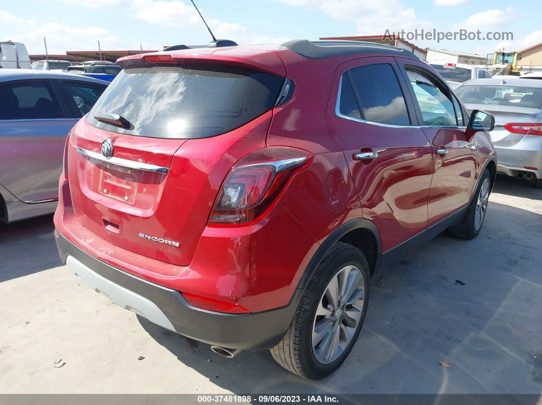 2019 Buick Encore Preferred Red vin: KL4CJASB4KB700510