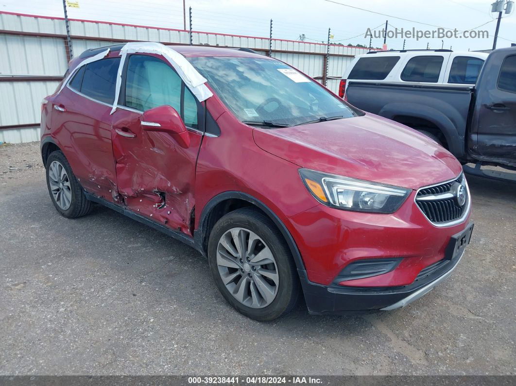 2019 Buick Encore Fwd Preferred Red vin: KL4CJASB4KB701608