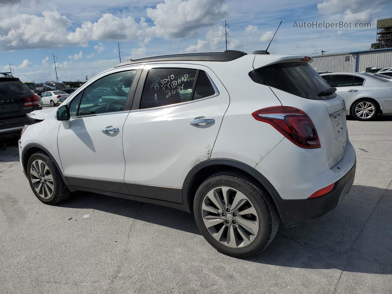 2019 Buick Encore Preferred White vin: KL4CJASB4KB721356