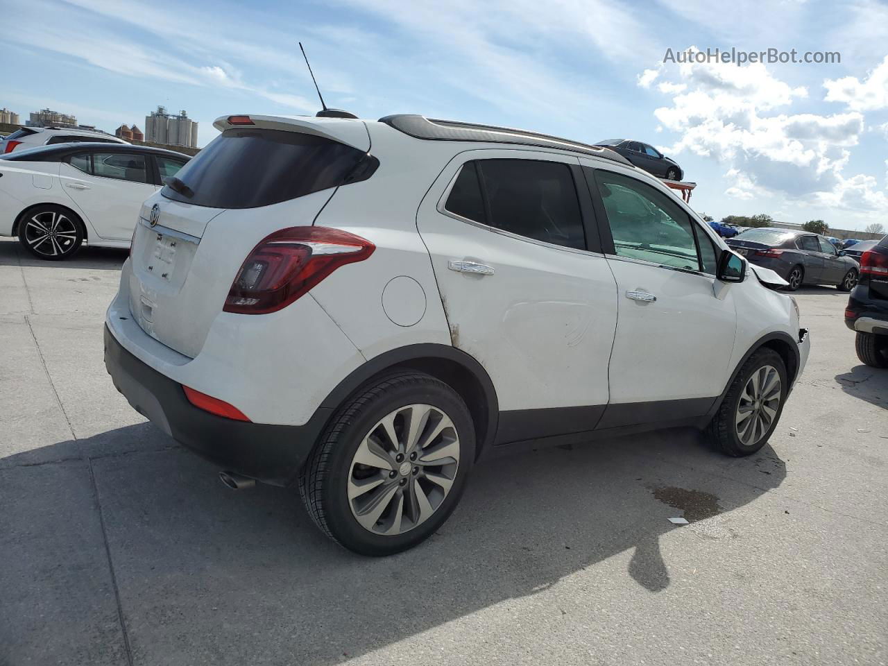 2019 Buick Encore Preferred White vin: KL4CJASB4KB721356