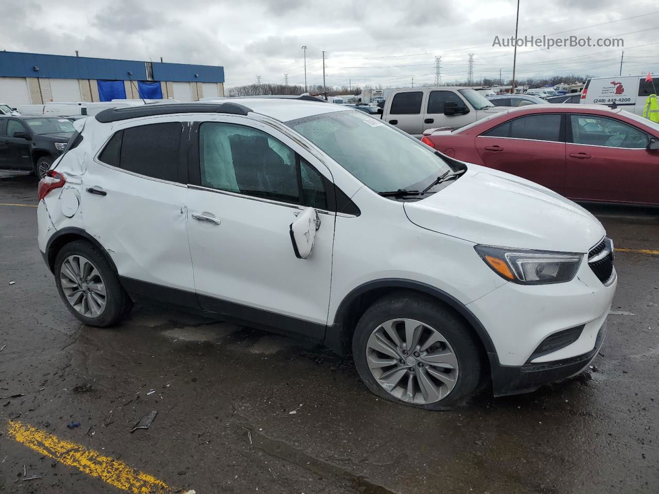 2019 Buick Encore Preferred White vin: KL4CJASB4KB795683