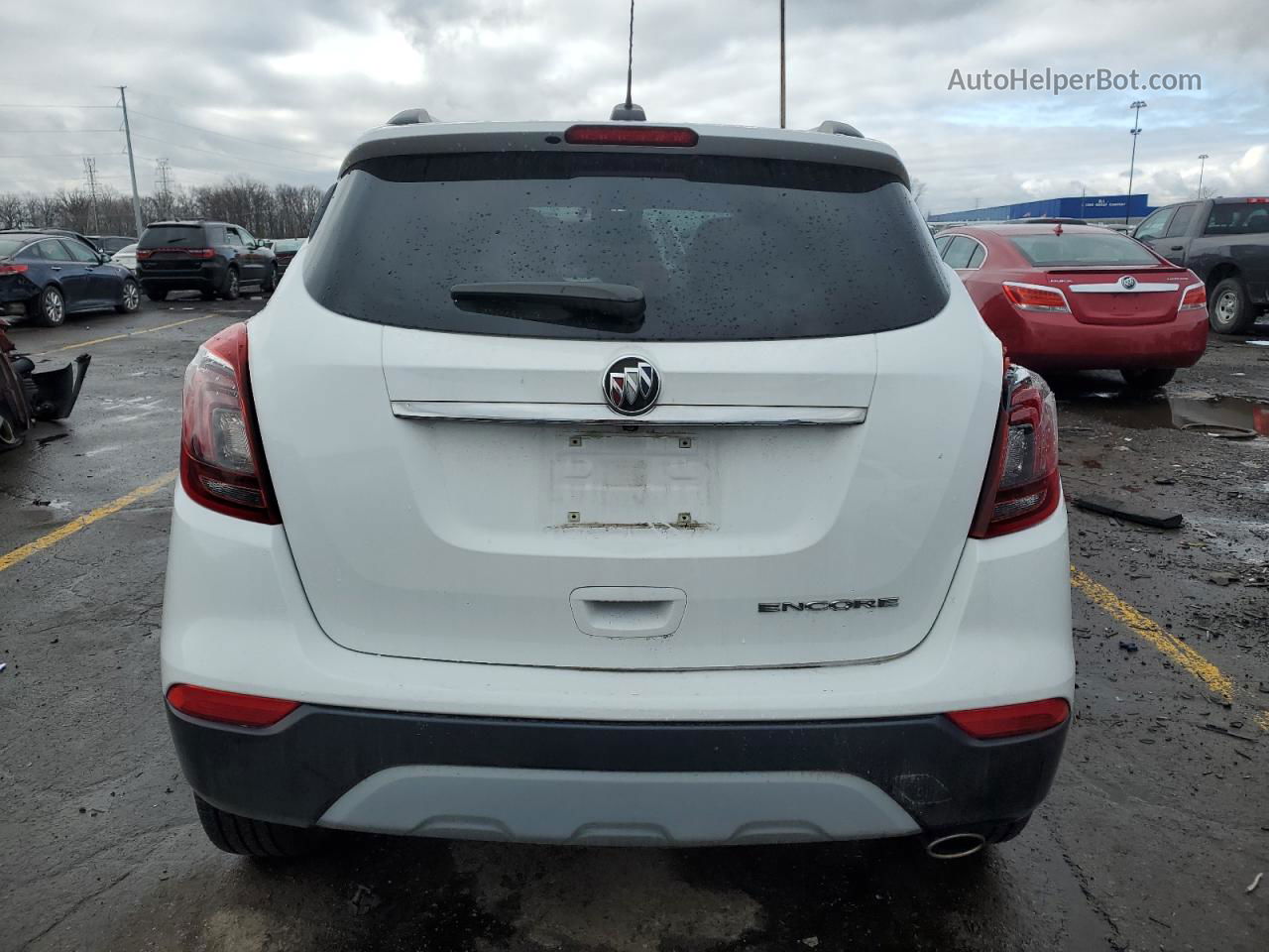 2019 Buick Encore Preferred White vin: KL4CJASB4KB795683