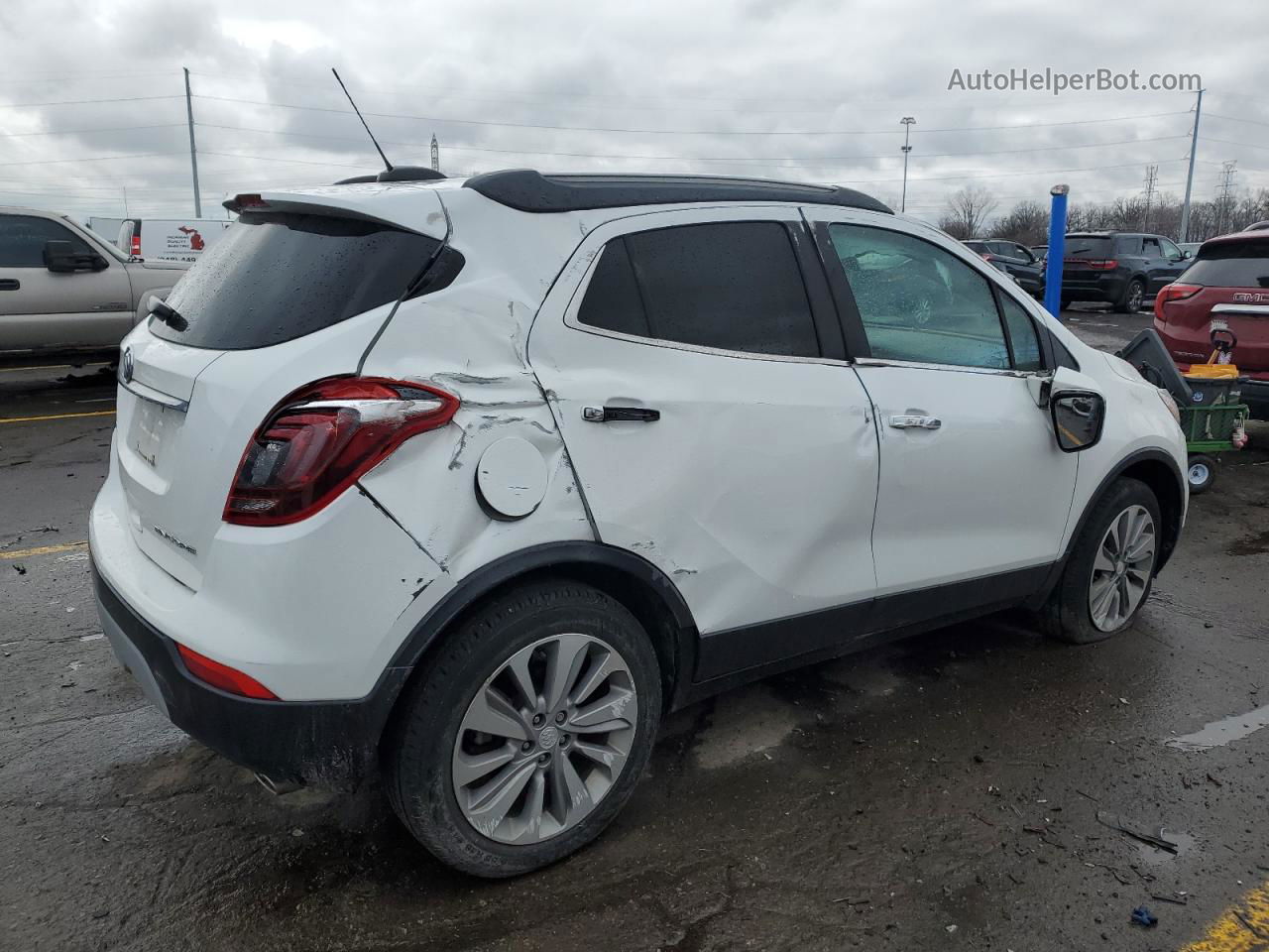 2019 Buick Encore Preferred White vin: KL4CJASB4KB795683