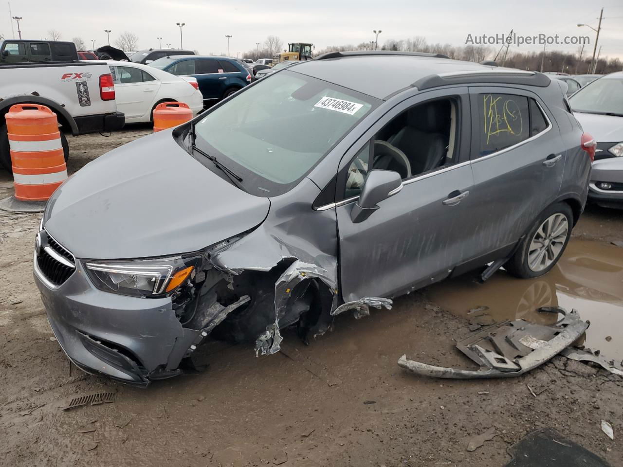 2019 Buick Encore Preferred Серый vin: KL4CJASB4KB934050