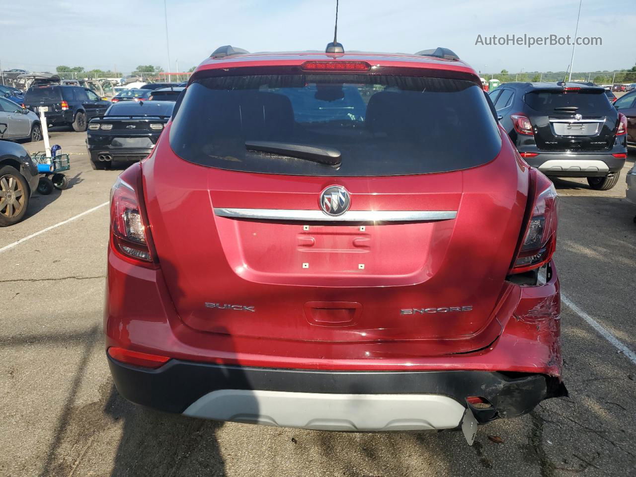 2018 Buick Encore Preferred Red vin: KL4CJASB5JB551118