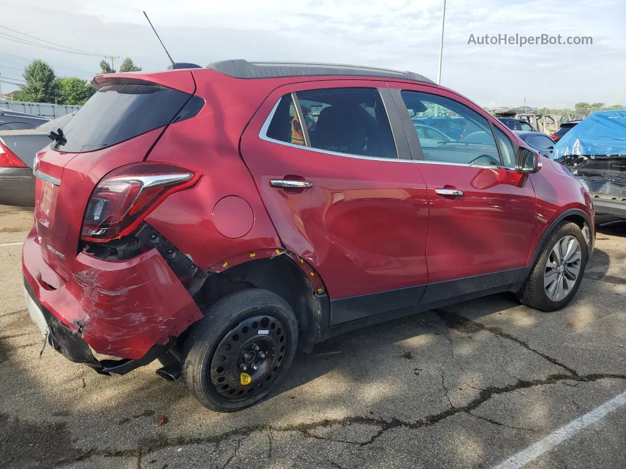 2018 Buick Encore Preferred Red vin: KL4CJASB5JB551118