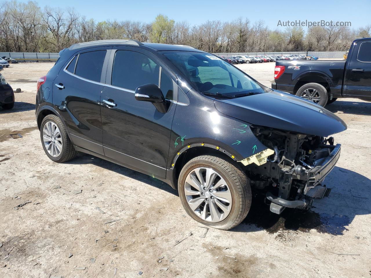 2018 Buick Encore Preferred Черный vin: KL4CJASB5JB600642