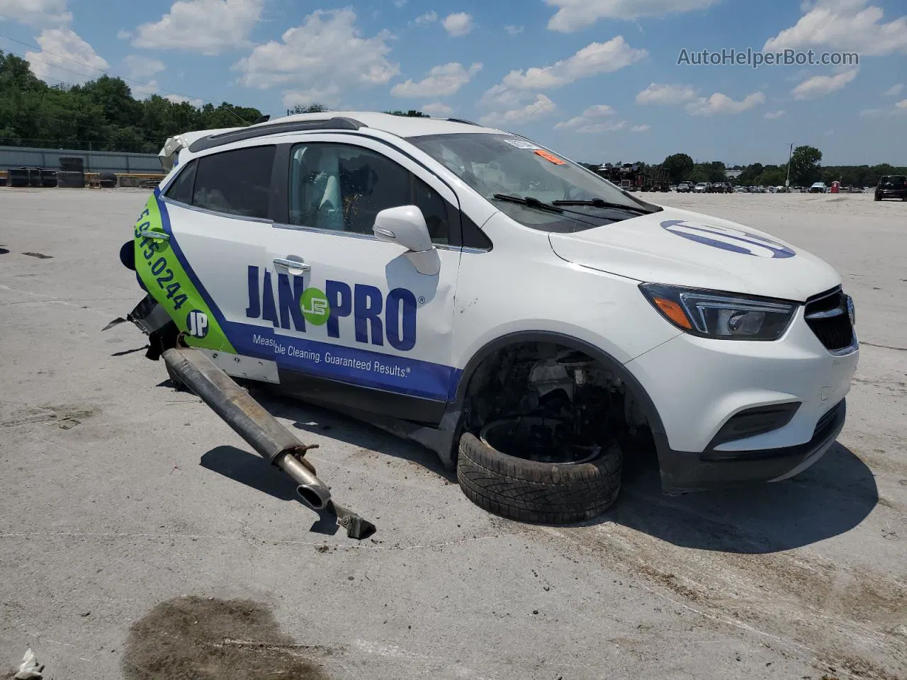 2019 Buick Encore Preferred White vin: KL4CJASB5KB715629