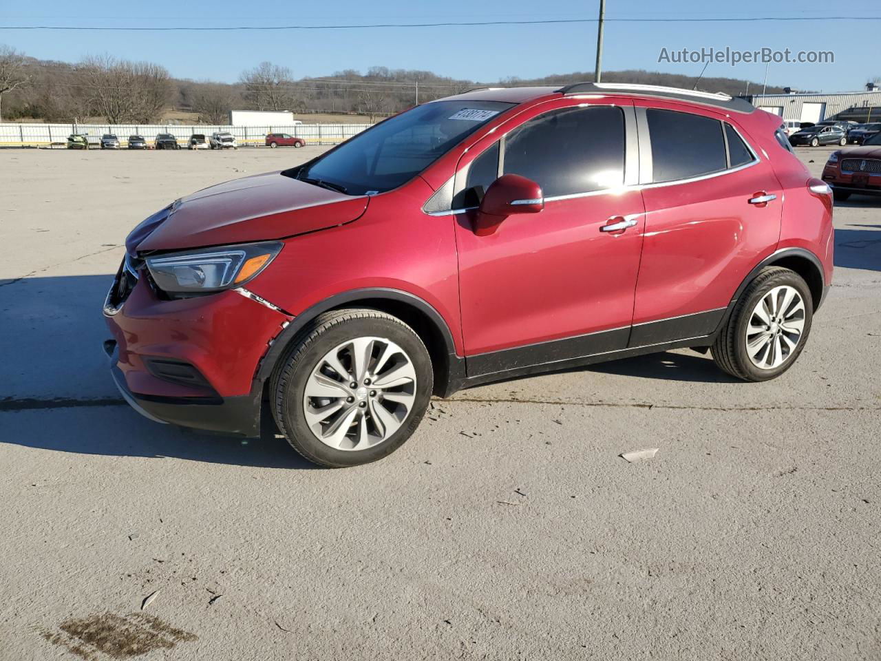 2019 Buick Encore Preferred Maroon vin: KL4CJASB5KB772963