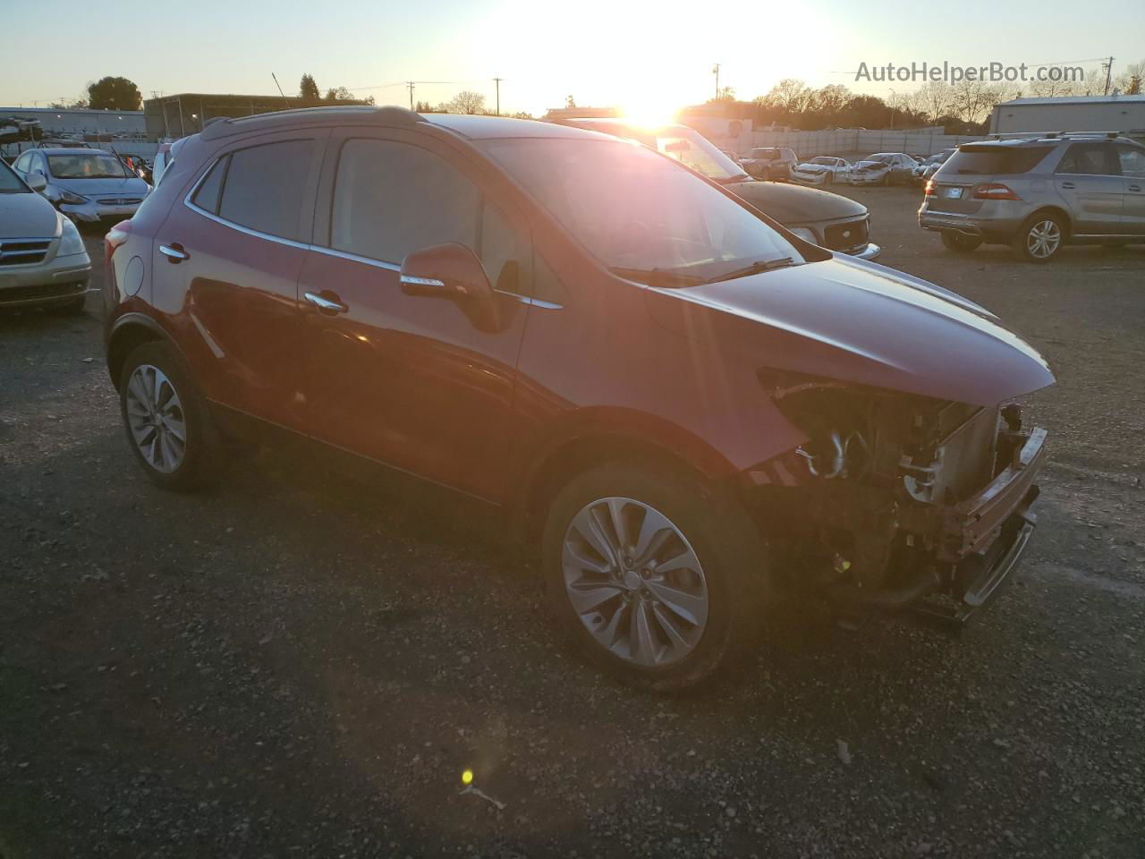 2019 Buick Encore Preferred Red vin: KL4CJASB5KB837813