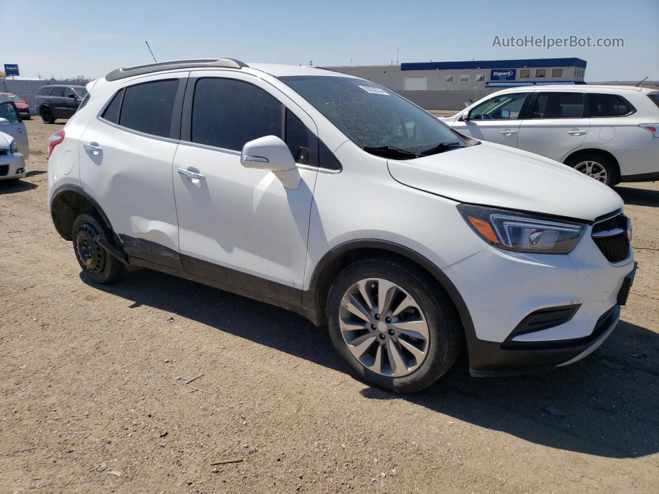 2019 Buick Encore Preferred White vin: KL4CJASB5KB897218