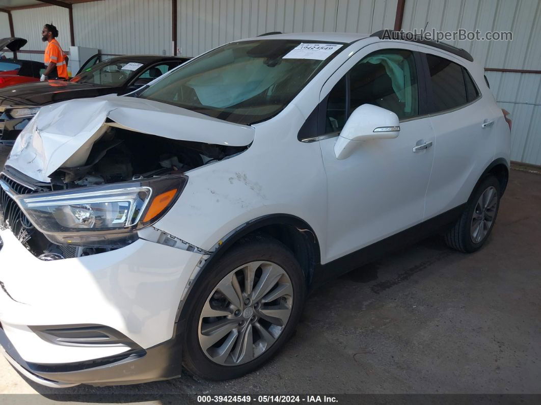 2019 Buick Encore Fwd Preferred White vin: KL4CJASB5KB911540