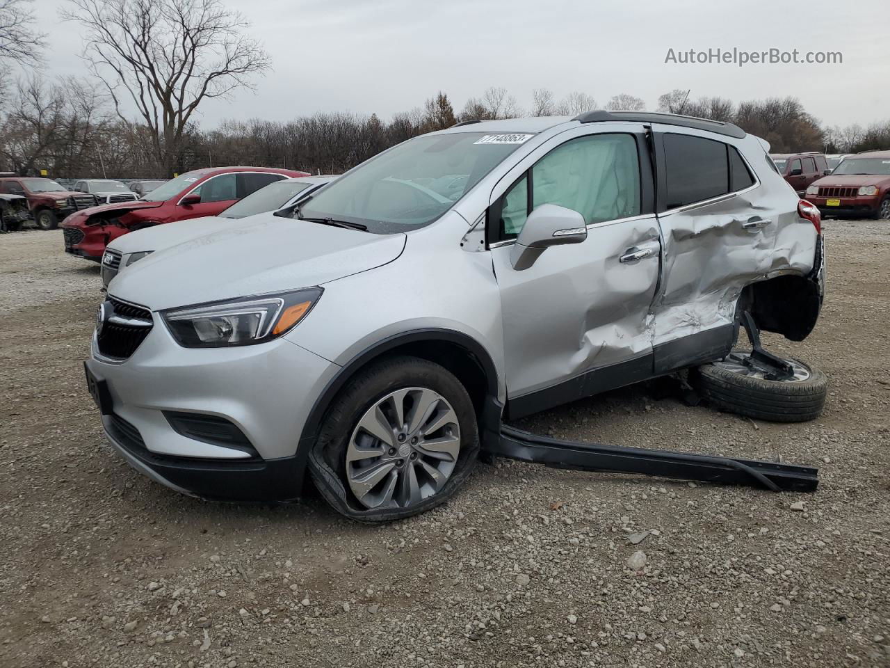 2019 Buick Encore Preferred Серебряный vin: KL4CJASB5KB952119