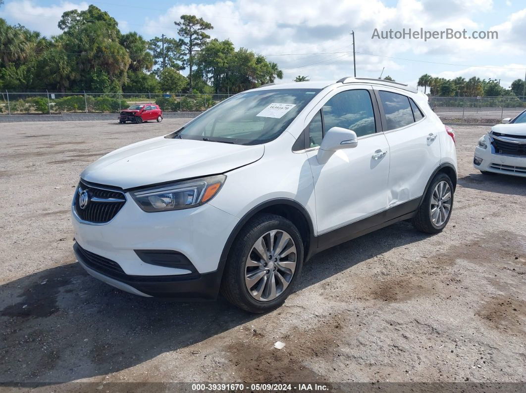 2018 Buick Encore Preferred White vin: KL4CJASB6JB574455