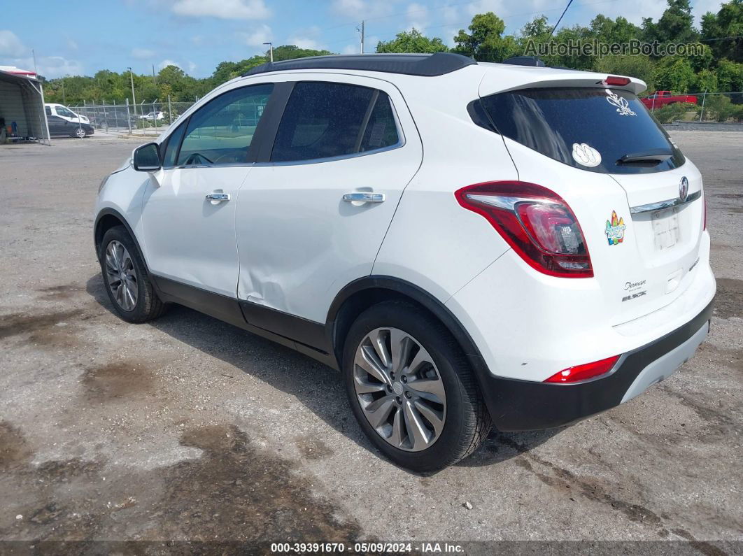 2018 Buick Encore Preferred White vin: KL4CJASB6JB574455