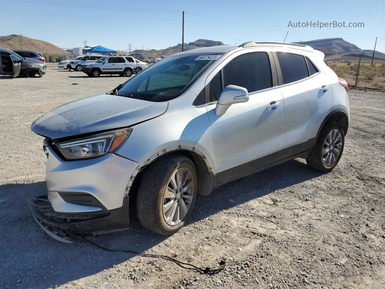 2018 Buick Encore Preferred Серебряный vin: KL4CJASB6JB594382