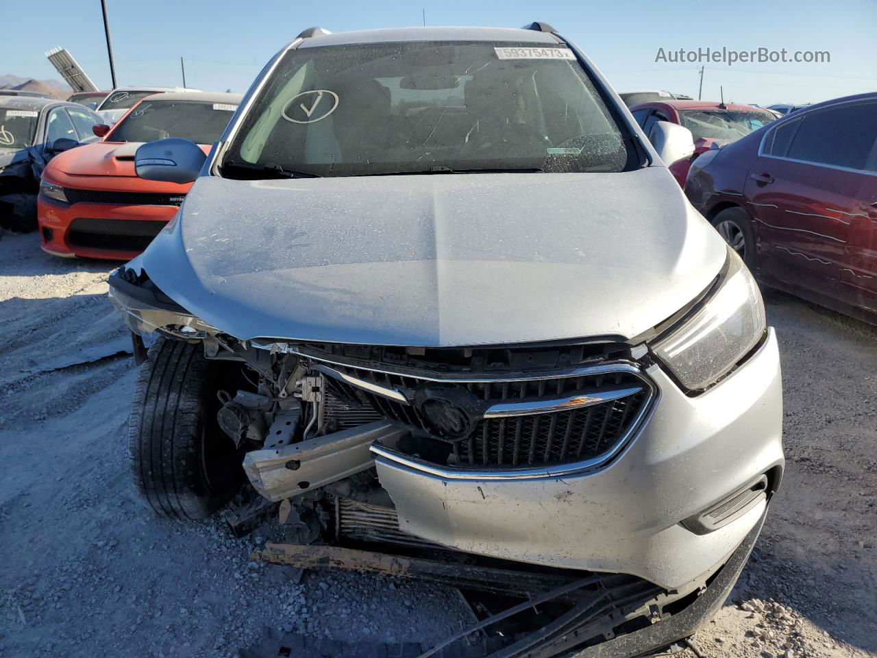 2018 Buick Encore Preferred Серебряный vin: KL4CJASB6JB594382