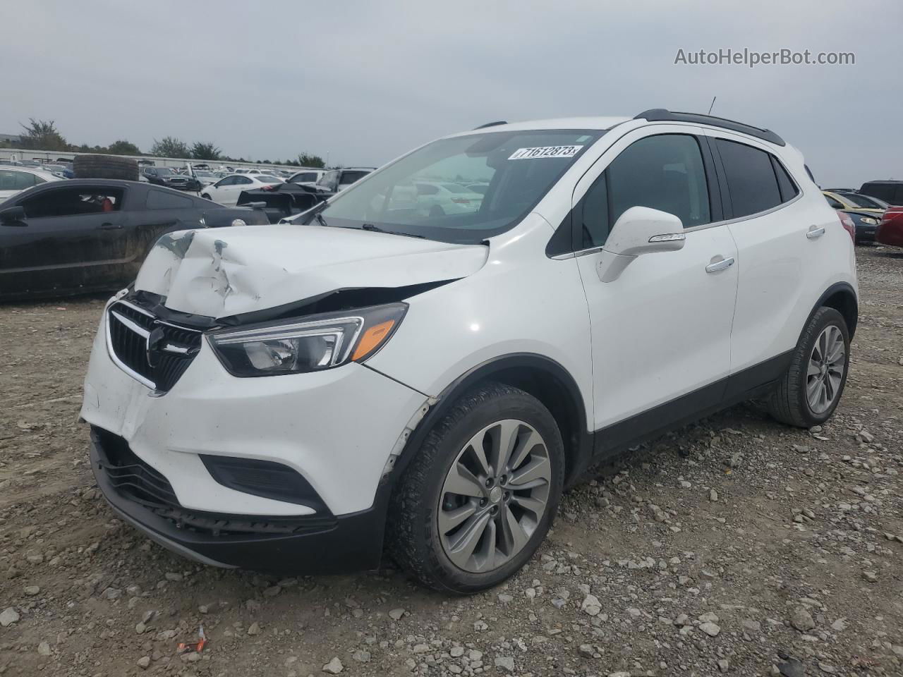 2018 Buick Encore Preferred White vin: KL4CJASB6JB618812