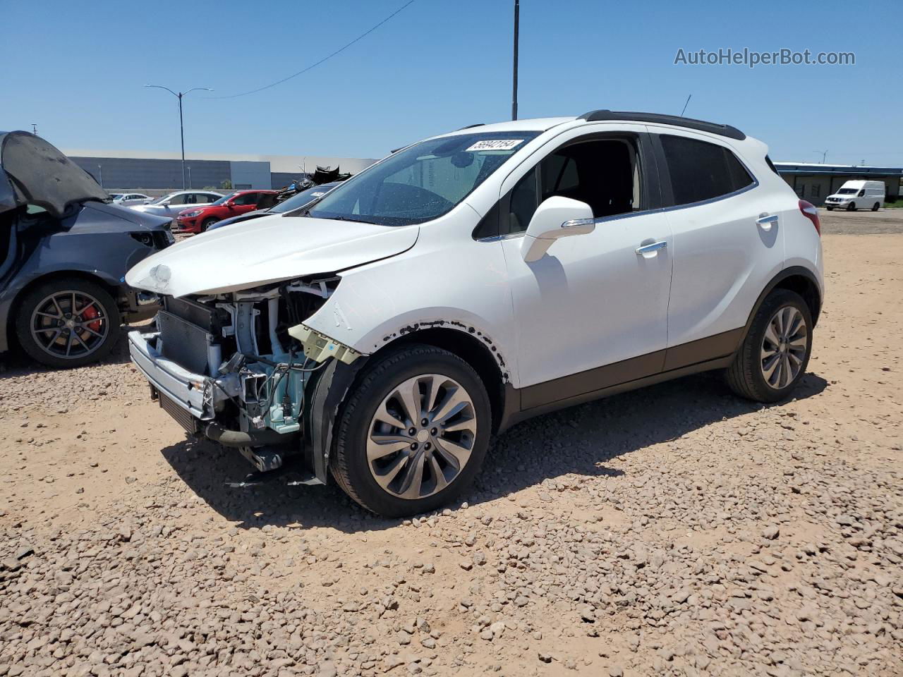 2018 Buick Encore Preferred White vin: KL4CJASB6JB657772