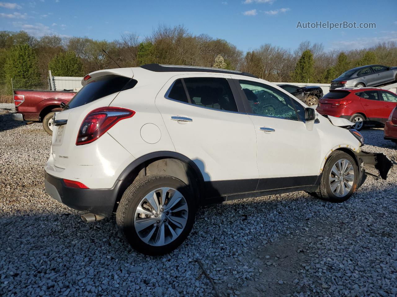 2018 Buick Encore Preferred White vin: KL4CJASB6JB673874